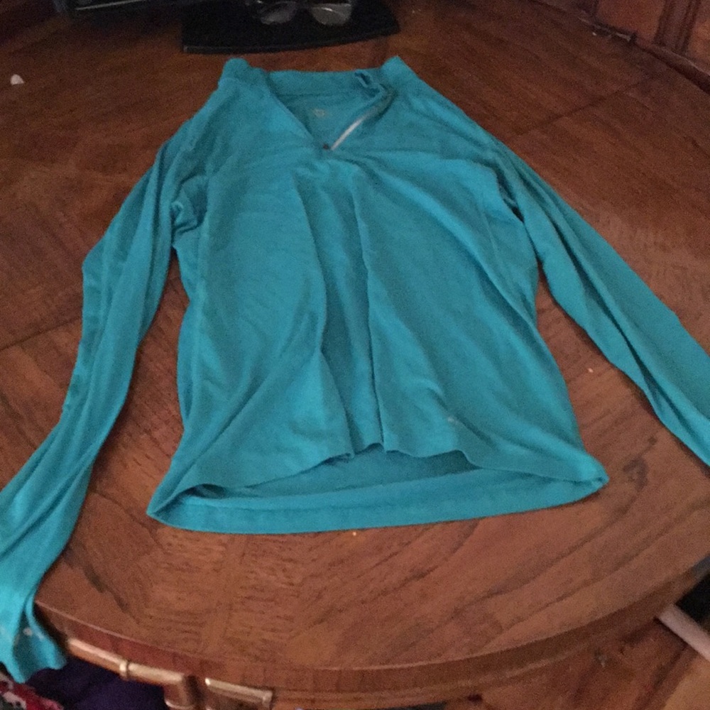 Teal sweater